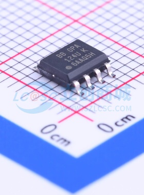 精密运放 OPA124U SOIC-8 TI/德州 电子元器件配单原装正品