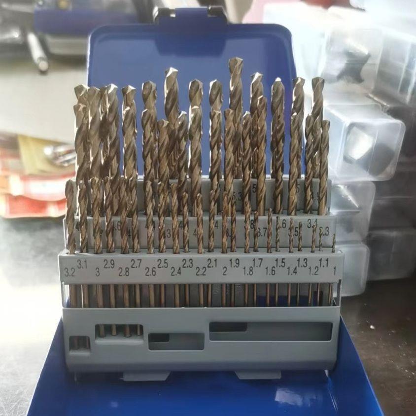 麻花高硬度钻头高精准高硬度专业不锈钢专用钻头打孔型号大全套装