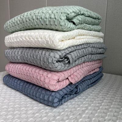 软糯高端出口出口订单纯竹纤维毛毯软办公午间空调毛毯清关