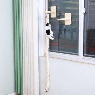猫爬架架空猫爬架实木猫爬架通天绳大型猫绳梯猫跳平台套装