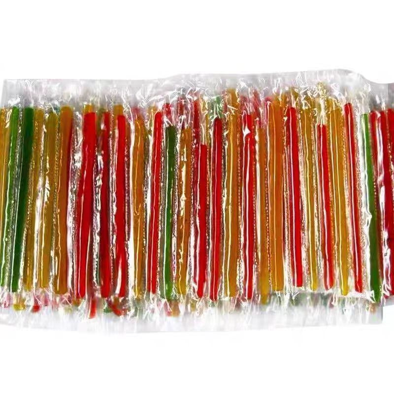 五彩糖粘牙糖8090后老牌子拉丝麦芽糖牙签糖怀旧零食老式长条糖