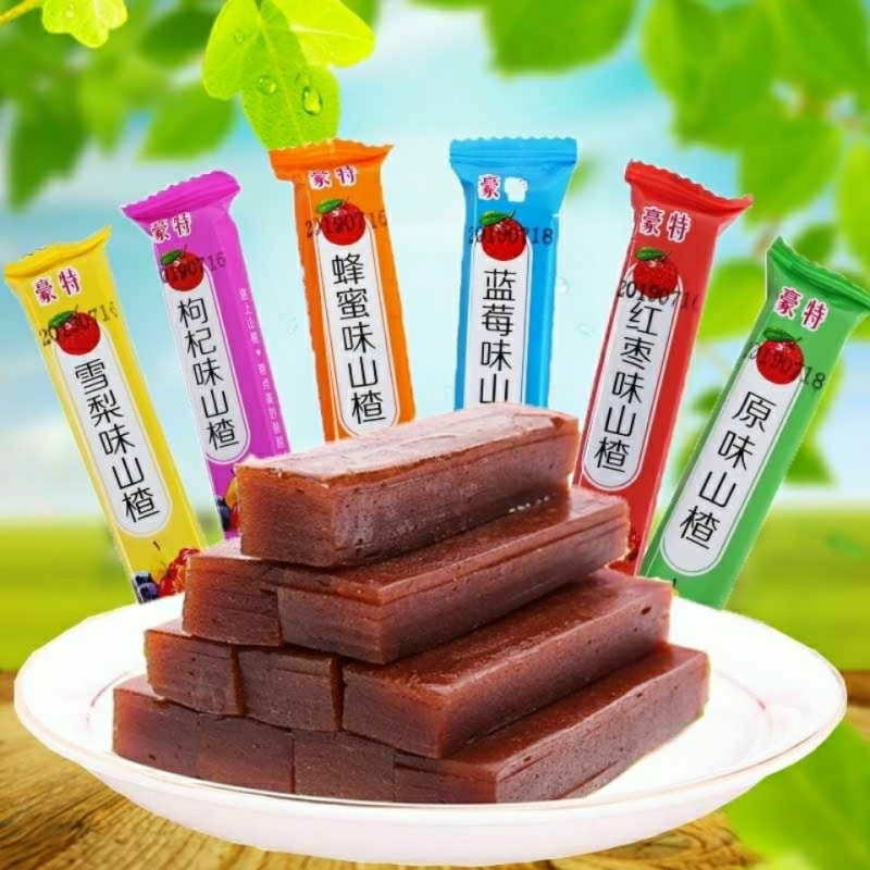 【新品上市】山楂条128g/5斤包邮水果多味山楂球京卷糕果丹皮零食