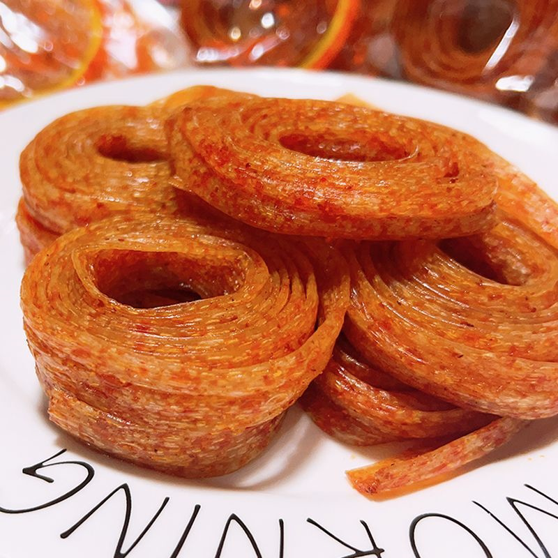 唱片辣条香辣丝5毛辣片儿童怀旧零食调味面制品儿时小面筋小吃