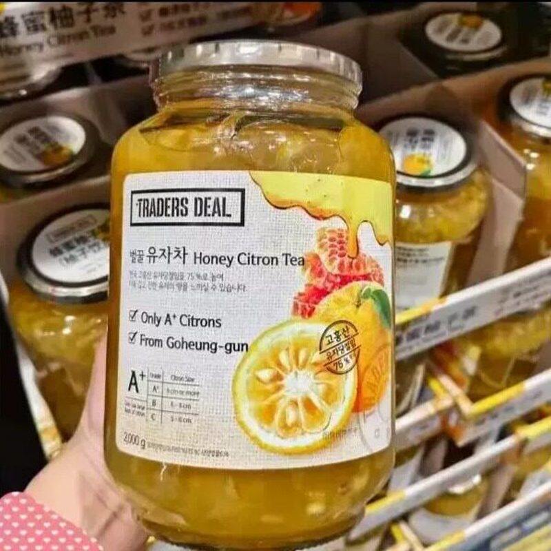 山姆韩国进口蜂蜜柚子茶冲泡茶酸甜绵润温润顺口代购官方旗舰店