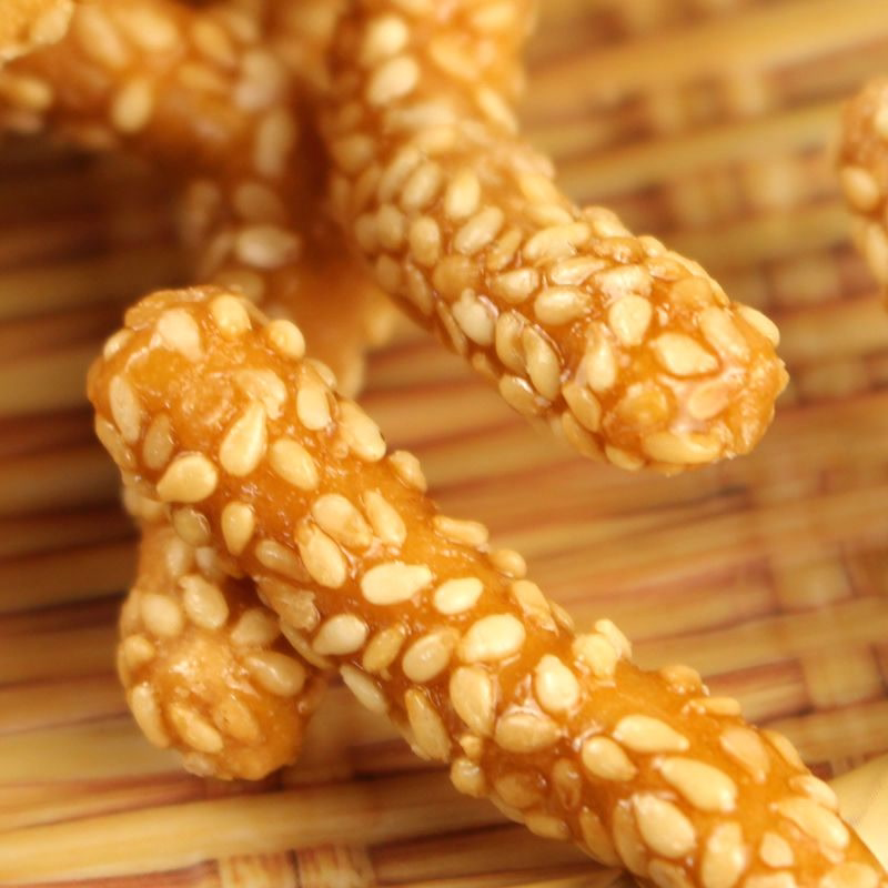 芝麻条山东特色传统小吃山药香脆芝麻条老式手工零食点心批发