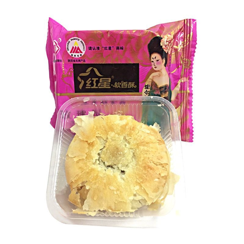 红星软香酥60g陕西特产中秋酥皮糕点心包邮糕点散装多口味