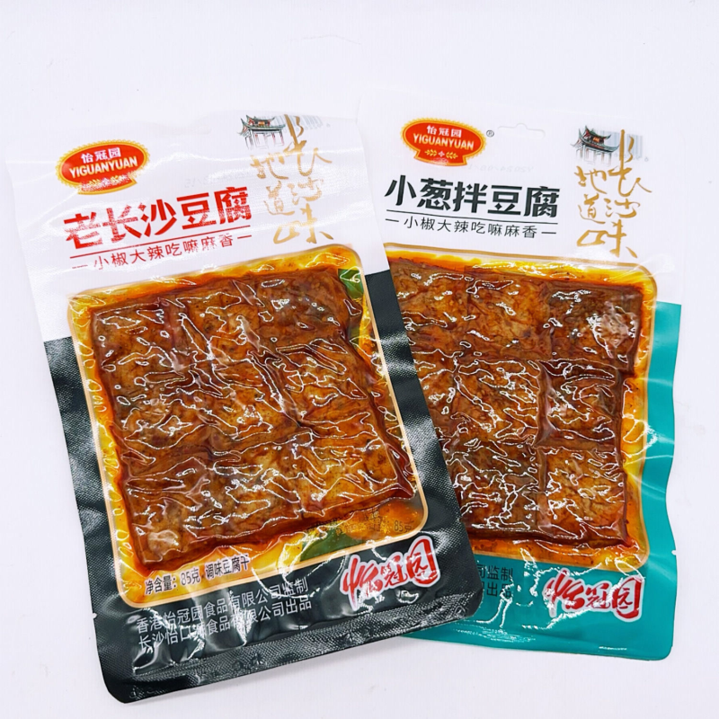 怡冠园85克小葱拌豆腐长沙地道味麻辣小吃豆干零食80回忆小吃