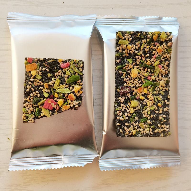 果蔬海苔脆海苔片儿童营养辅食休闲小零食网红海苔即食海苔脆片