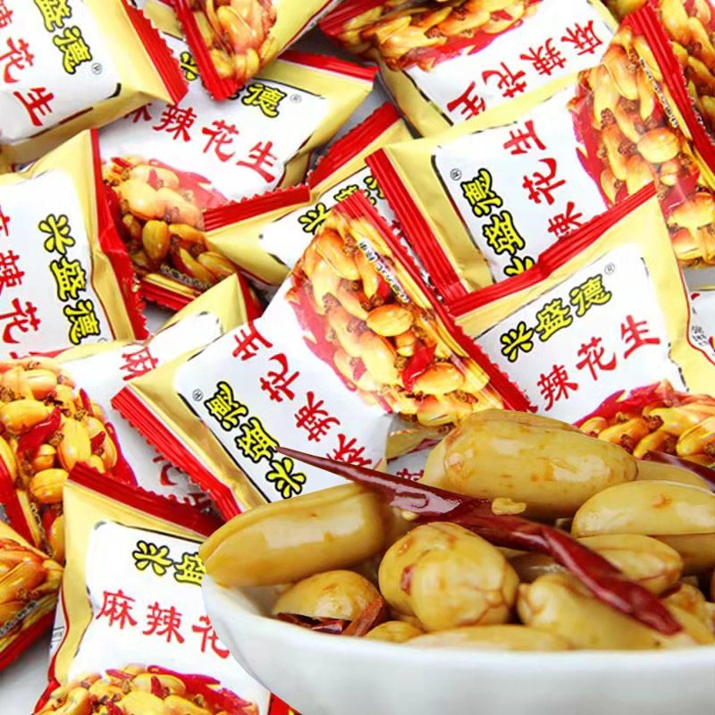 开封兴盛德麻辣花生米熟五香下酒菜独立包装河南特产休闲袋装零食