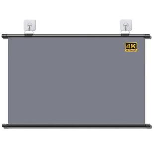 简单悬挂投影幕布挂墙金属抗光幕布 便携式 2024新款 壁挂式