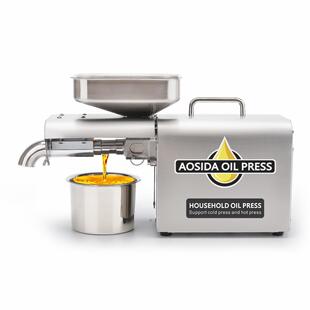 跨境全自动家用智能榨油机小型榨油机不锈钢榨油机家用榨油机