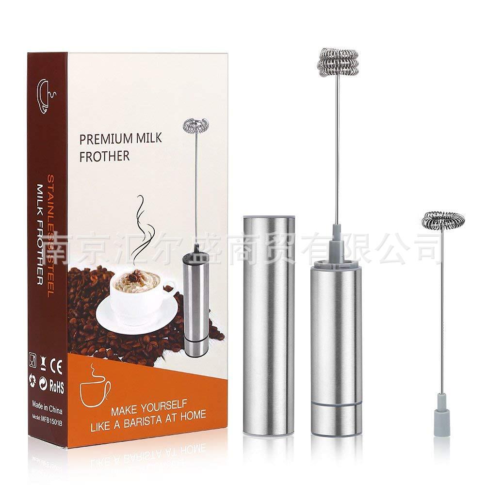 便携式 不锈钢打奶泡器 手持电动打奶打蛋器 花式咖啡鸡蛋搅拌器