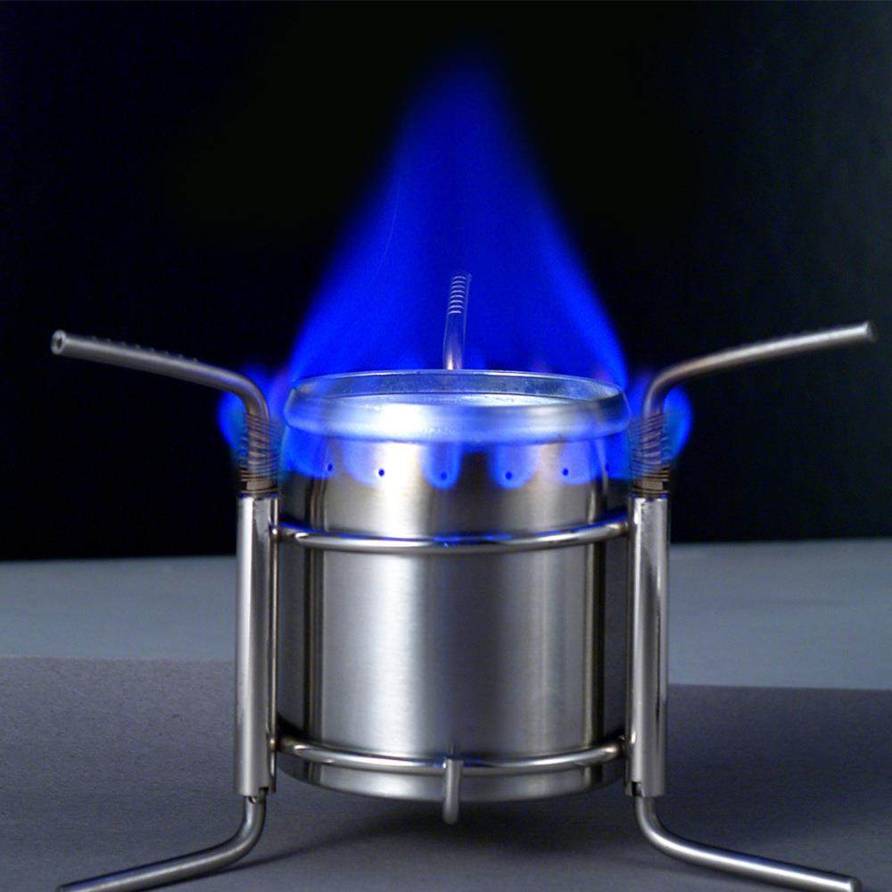亚马逊热销野营野餐炉具 户外不锈钢液体酒精炉 便携式液体燃具