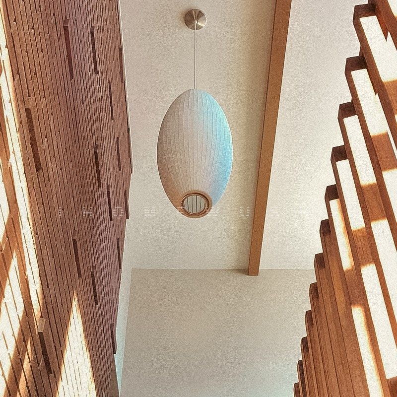 日式复古侘寂风蚕丝吊灯创意个性艺术新中式灯笼茶室卧室餐厅灯,家装灯饰光源,餐厅吊灯,淘宝优惠券,粉丝福利购,淘宝优惠卷