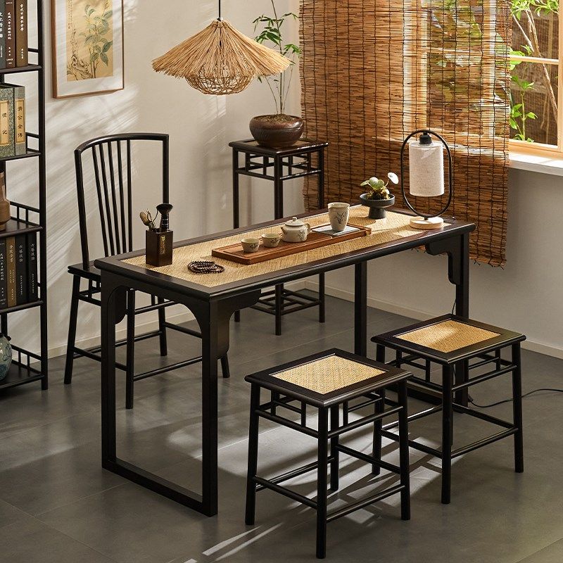 新中式茶桌椅组合实木办公室功夫茶几家用套装一体阳台小型泡茶台,住宅家具,茶几,淘宝优惠券,粉丝福利购,淘宝优惠卷