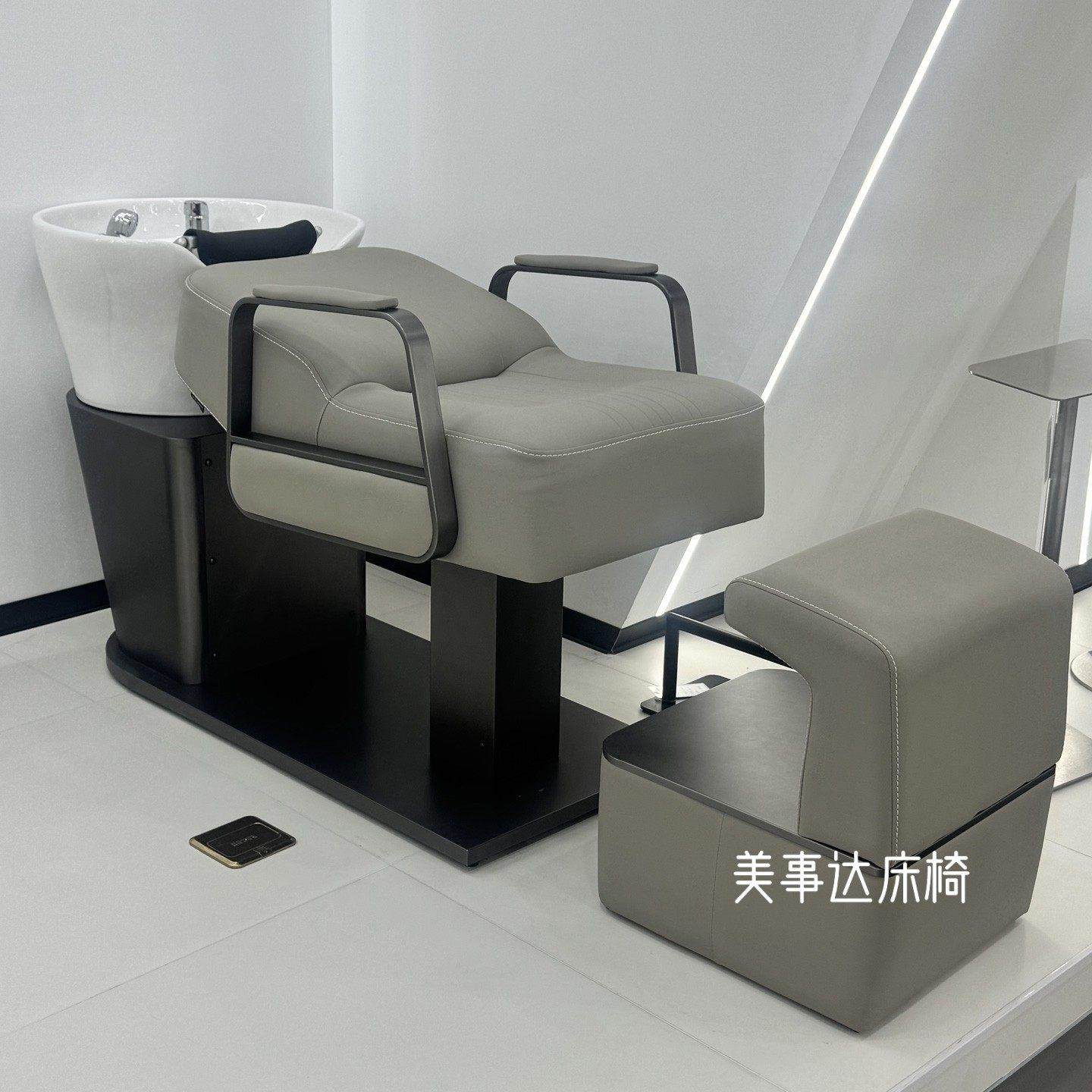 发廊不锈钢半躺洗头床理髲店网红高档VIP专用冲水床时尚潮款简约,商业/办公家具,美容床/美发床/洗头床,淘宝优惠券,粉丝福利购,淘宝优惠卷