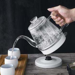 玻璃泡茶壶功夫茶长嘴烧水冲茶器煮茶壶家用开水壶自动断电热水壶