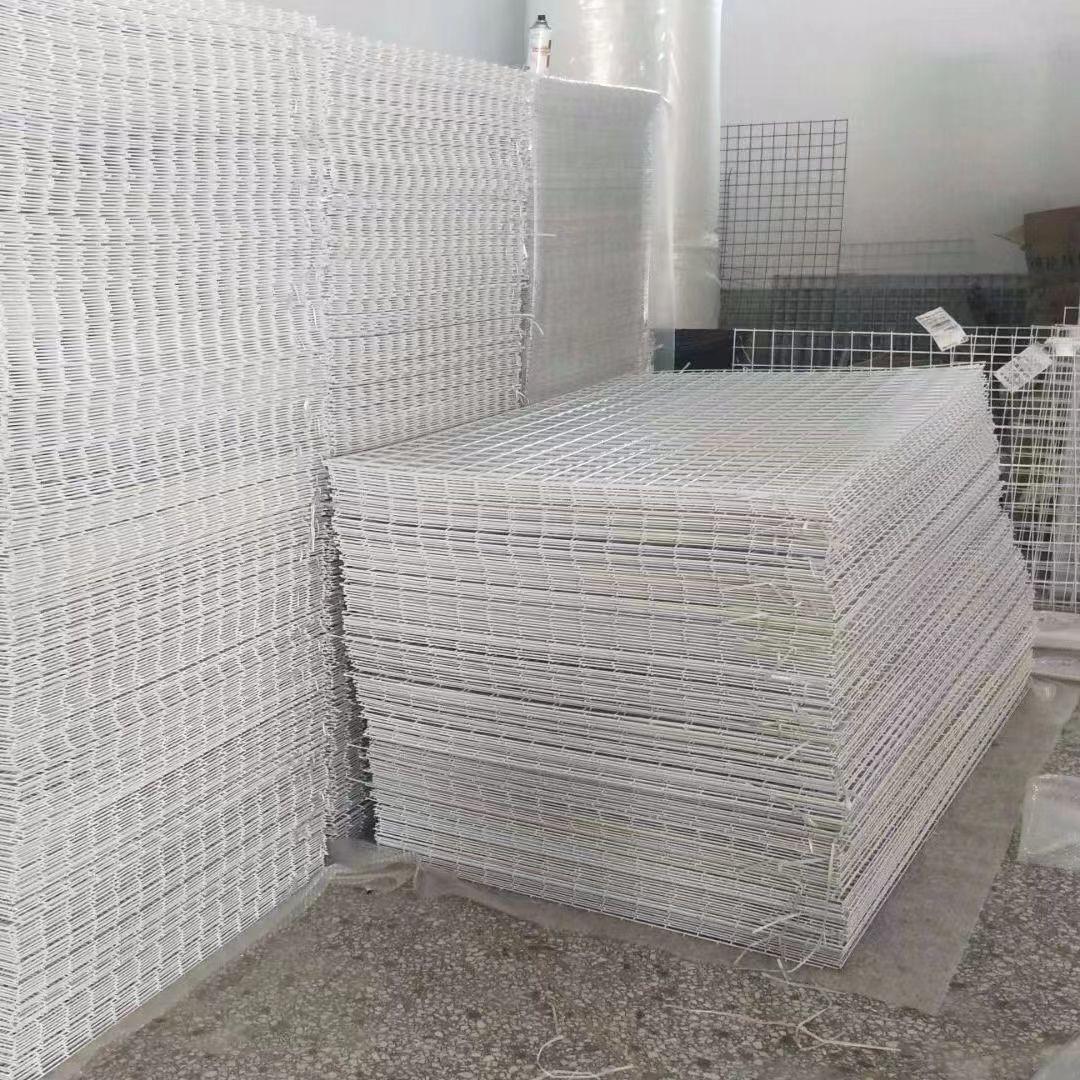 网片网格铁网货白色超市展示架网架铁丝网格子挂墙置物架幼儿园墙