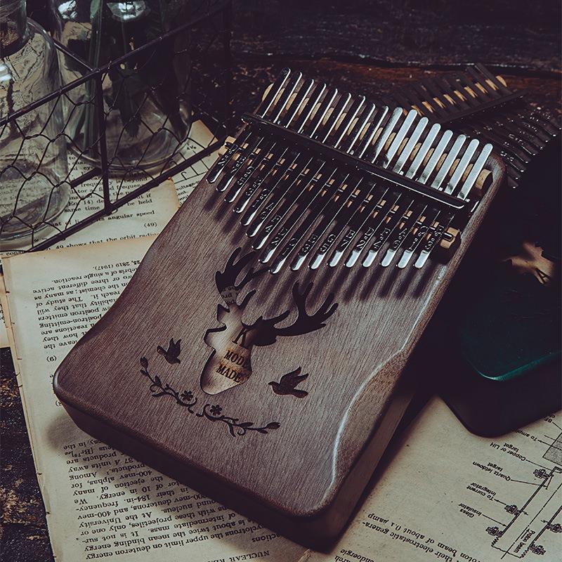 卡林巴拇指琴17音初学者入门女生手指钢琴21音五指姆琴卡巴林乐器