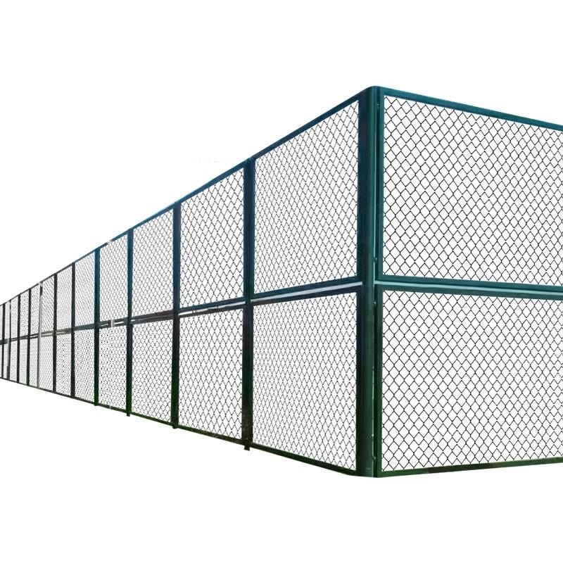 篮球场围栏勾花网足球场羽毛球学校护栏网体育场小区围栏铁丝网