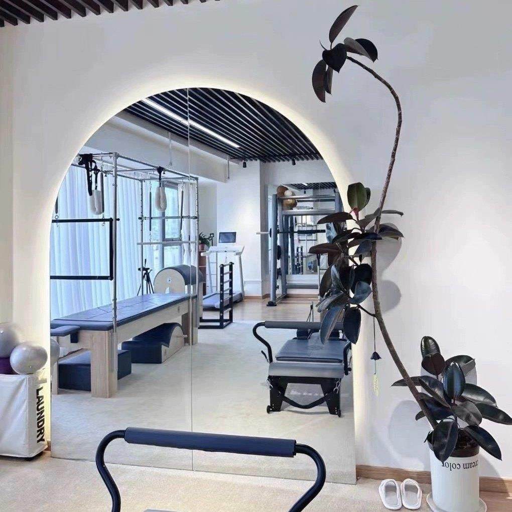 定制舞蹈工作室镜子椭圆形镜子普拉提墙玻璃全身镜与光健身瑜伽镜,住宅家具,舞蹈镜,淘宝优惠券,粉丝福利购,淘宝优惠卷