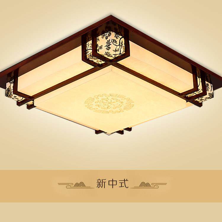 中式LED吸顶灯复古客厅灯具吊灯简约现代厨房书房阳台房间卧室灯