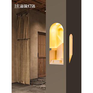 石膏壁灯嵌入式楼梯角灯卧室走廊角灯传感器壁龛嵌入式灯角落夜灯