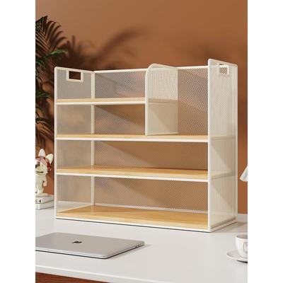 书架置物架桌面文件架桌上收纳柜工位收纳神器桌面收纳架多层框架