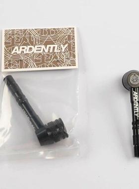 ARDENTLY碳纤维刀轮封闭轮打气嘴碟轮转换头自行车充气打气筒配件