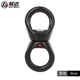 华系万向轮户外攀岩绳索吊滑轮固定连接器吊环万向节旋转环