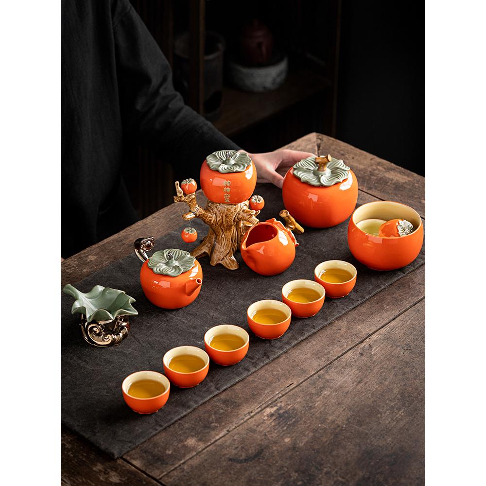 茶具套装2025新款家用办公室懒人泡茶神器高档轻奢全自动一体茶台