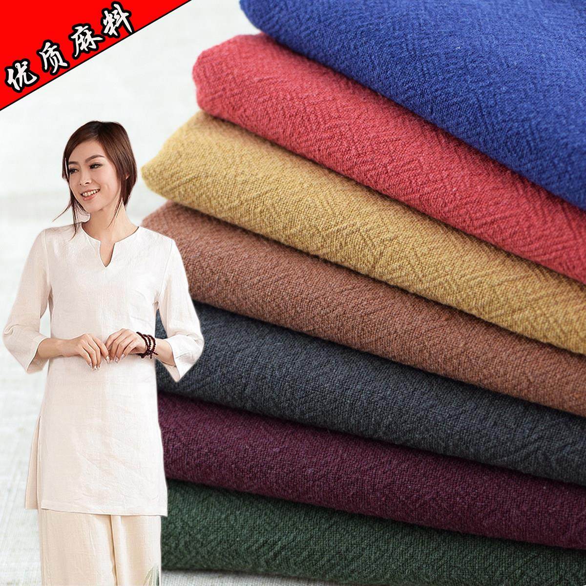 纯色亚麻棉布料布艺 柔软舒适麻布中国风砂洗衬衫裤子服装面料DIY,居家布艺,海绵垫/布料/面料/手工diy,淘宝优惠券,粉丝福利购,淘宝优惠卷