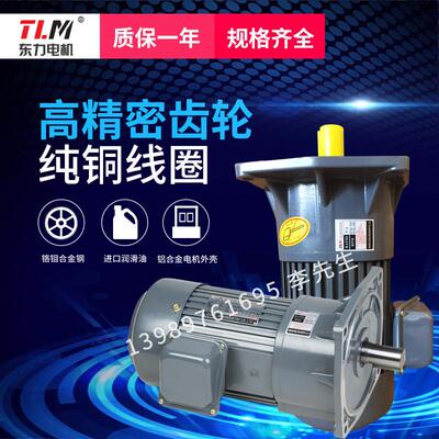 东力PF22-400W三相380V齿轮减速电机PL28-750瓦变频调速马达卧式