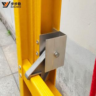 步步稳电力伸缩工程梯玻璃钢绝缘升降梯子加厚单面直梯防触电楼梯
