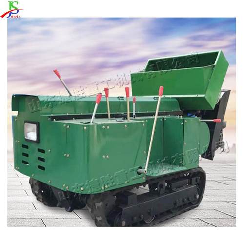 履带式田园管理机 农用柴油施肥开沟机 自走式果园大棚微耕机