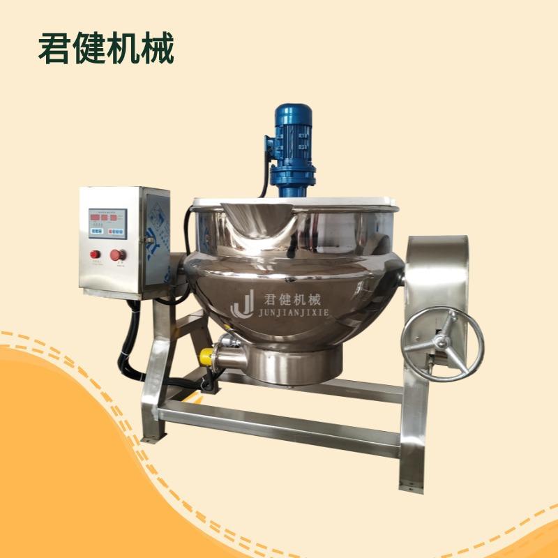 煮膏药熬制反应釜 全自动麦芽糖搅拌熬制锅 家用自动熬胶机
