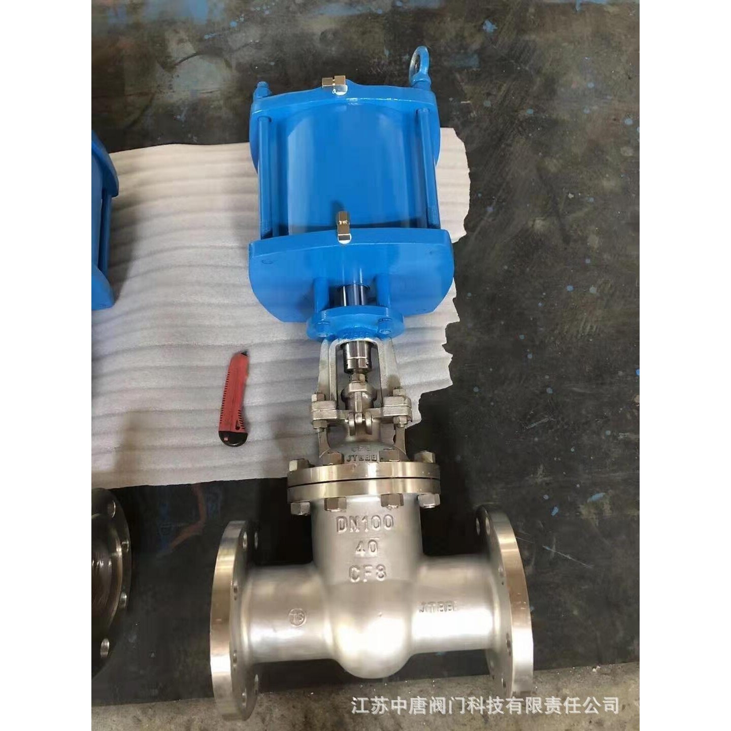 Z641W-40RL不锈钢气动闸阀 双作用、单作用气缸,三联件 IP65