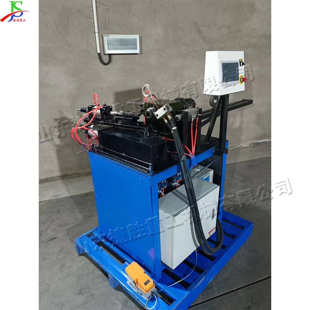 全自动钢管封口机 金属管材封端机Steel pipe sealing machine