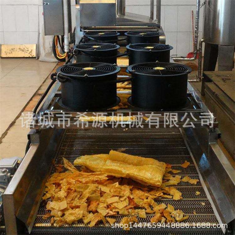 薄脆油炸机 煎饼果子脆皮油炸流水线 不锈钢煎饼脆片油炸设备
