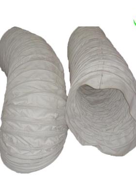 北京散装机伸缩袋规格φ00X2500 耐磨伸缩软管耐磨帆布筒