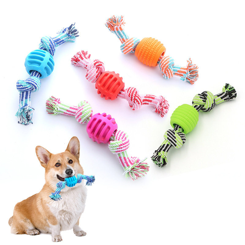 小型犬磨牙玩具解闷玩具狗狗玩具绳结玩具洁牙玩具不拆家