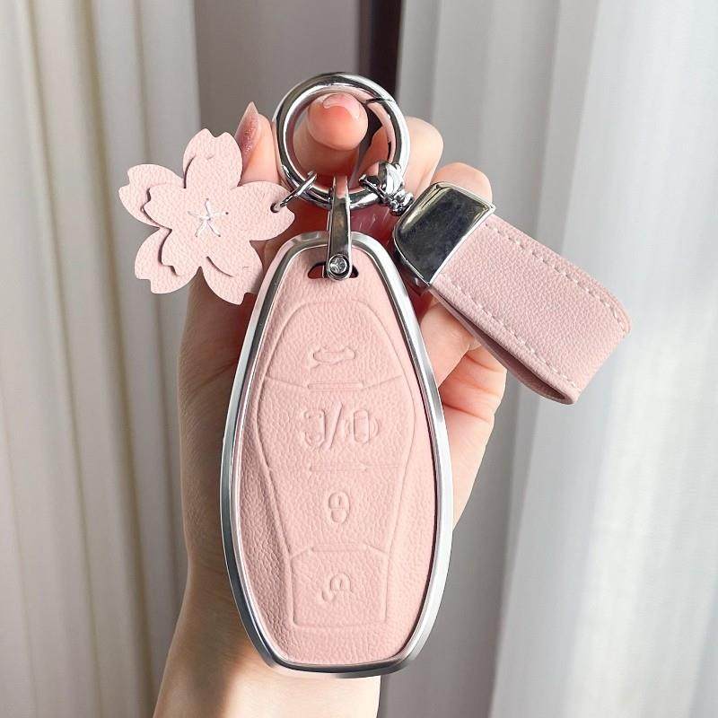 红旗hs5/h5/h9/hs3/h6/ehs97钥匙套高档汽车保护壳扣真皮包女金属