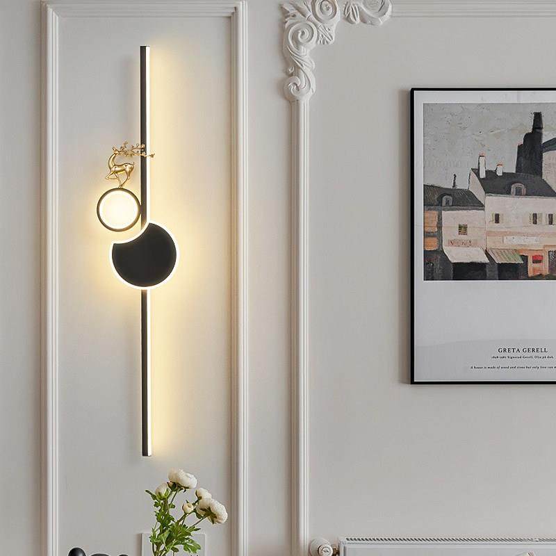 2023新款极简长条简约创意轻奢房间客厅灯电视背景墙格栅LED壁灯,家装灯饰光源,壁灯,淘宝优惠券,粉丝福利购,淘宝优惠卷