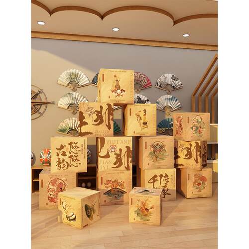 幼儿园非物质文化遗产环境创新主题墙成品中国传统文化墙装饰走廊