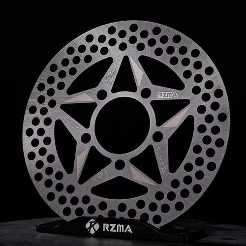 瑞祖玛220/245一体碟刹盘五孔改装极核AE4 AE8前刹车盘对四卡钳