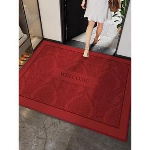 德国红色节日入口门地垫家居防滑脚垫门入口垫可切割高档地毯