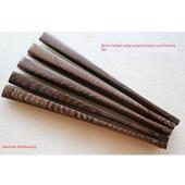 米纸折扇8英寸18平方鸡翼木竹芯折扇米纸扇文湾扇鸡翼木扇骨