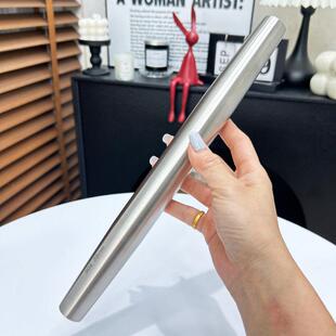 304不锈钢擀面棍家用擀面棍水饺皮干面棍烘培杆面棒神奇