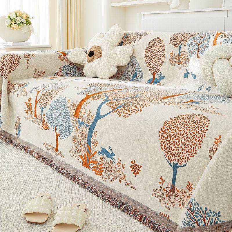 双面沙发盖布高级感四季通用全包防尘可铺可盖雪尼尔防猫抓盖巾毯,居家布艺,沙发套,淘宝优惠券,粉丝福利购,淘宝优惠卷