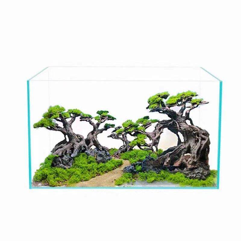 超白鱼缸外置上滤缸 顶滤缸金晶玻璃鱼缸 双层上滤 顶过滤 上过滤